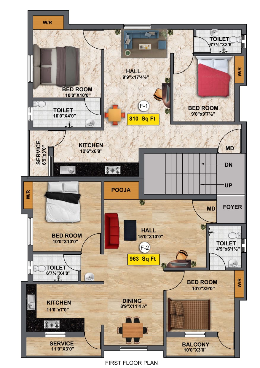 2BHK FLATS FOR SALE IN TAMBARAM